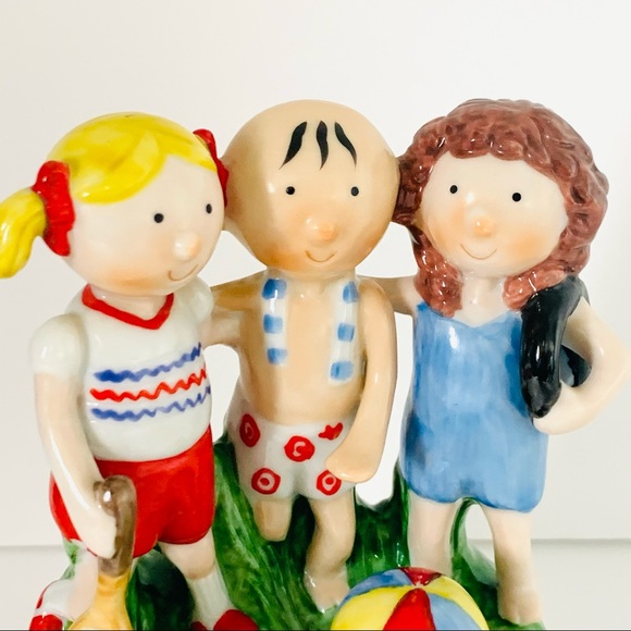 Aldon 1981 Best Friends Porcelain Musical Figurine - Picture 6 of 7